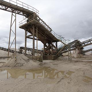 Photo Textures of Background Gravel Quarry